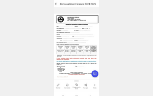 Renouvellement licences 